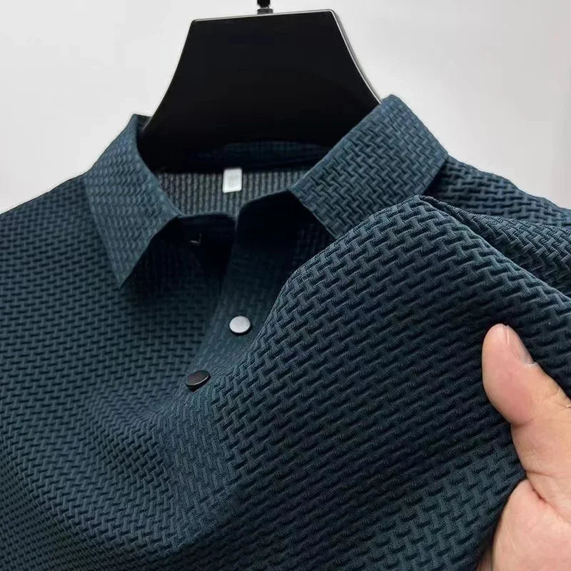 Classic Textured Polo Shirt