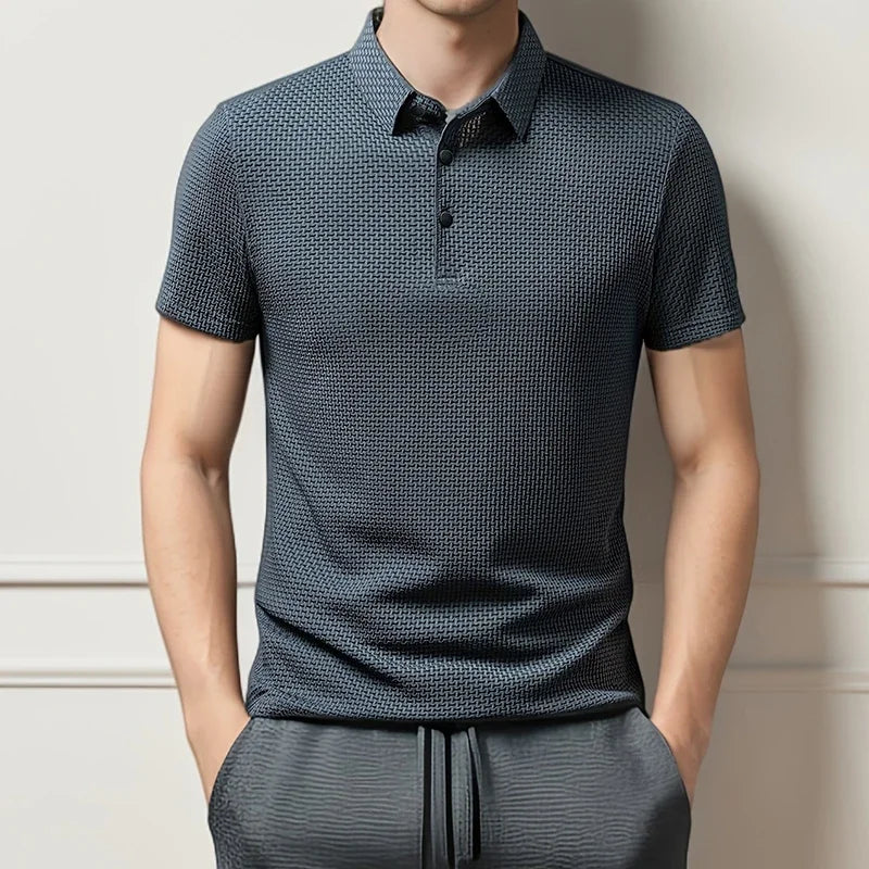 Classic Textured Polo Shirt