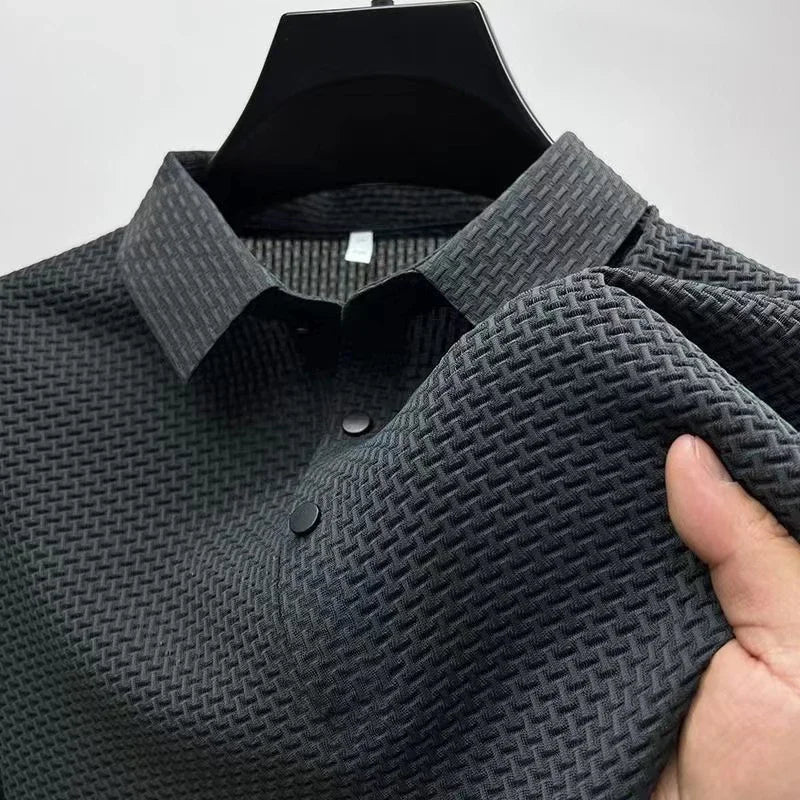 Classic Textured Polo Shirt