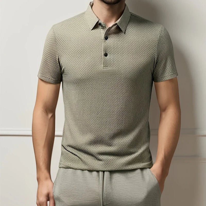 Classic Textured Polo Shirt