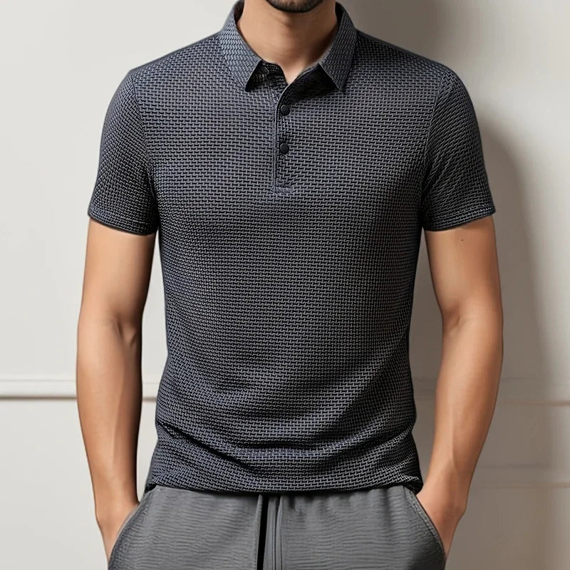 Classic Textured Polo Shirt
