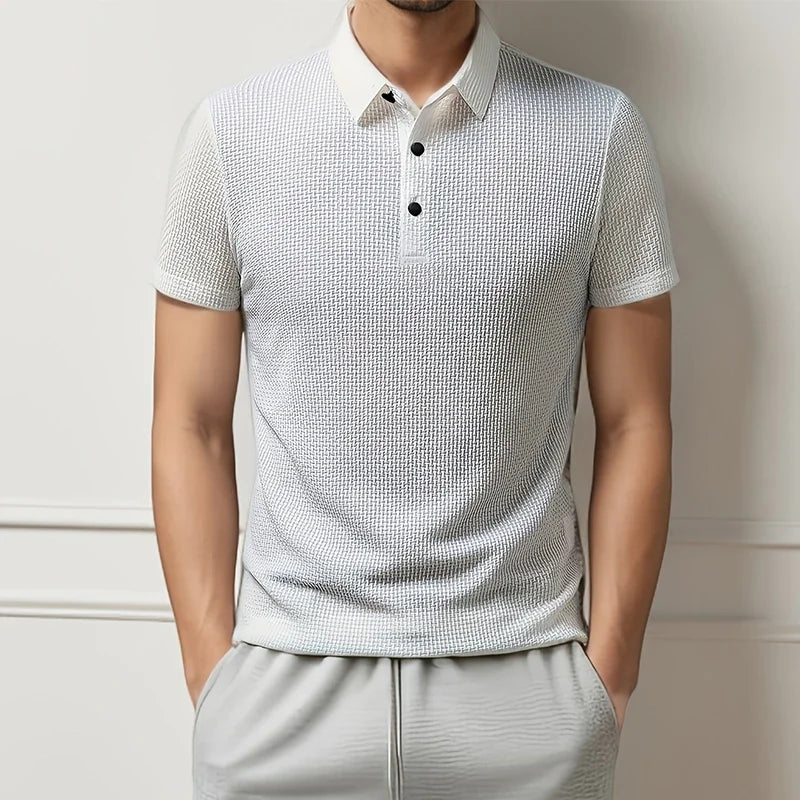 Classic Textured Polo Shirt